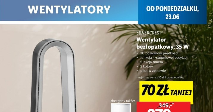Wentylatory bezłopatkowe w Lidlu /Lidl /INTERIA.PL