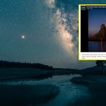 Wenus, Jowisz i zanikający półksiężyc. Astronomiczne zdjęcie dnia cię zachwyci 