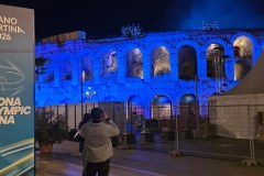 Werona szykująca się na ceremonię zamknięcia igrzysk 