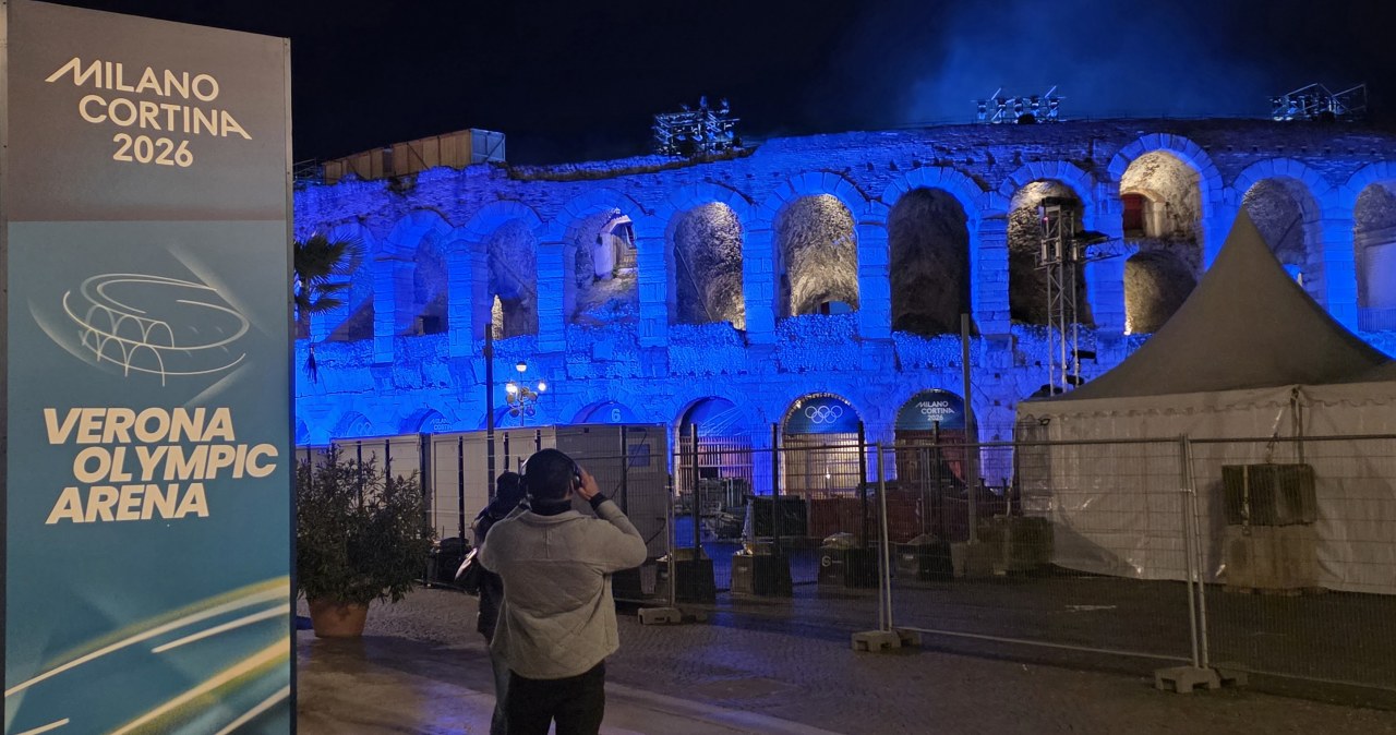 Werona szykująca się na ceremonię zamknięcia igrzysk 