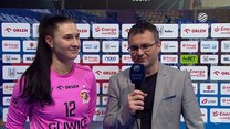 Weronika Kordowiecka po meczu AWS Energa Szczypiorno Kalisz - Sośnica Gliwice