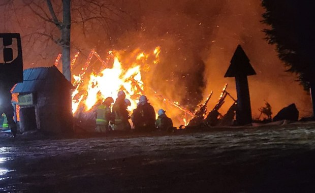 Wesele przerwane przez wielki pożar. 100 osób ewakuowanych
