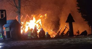 Wesele przerwane przez wielki pożar. 100 osób ewakuowanych