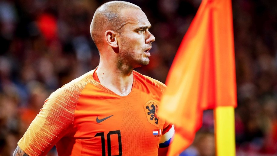 Wesley Sneijder /KOEN VAN WEEL /PAP/EPA