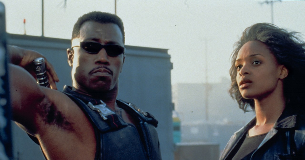 Wesley Snipes i N'Bushe Wright w filmie "Blade - Wieczny łowca" /AKPA