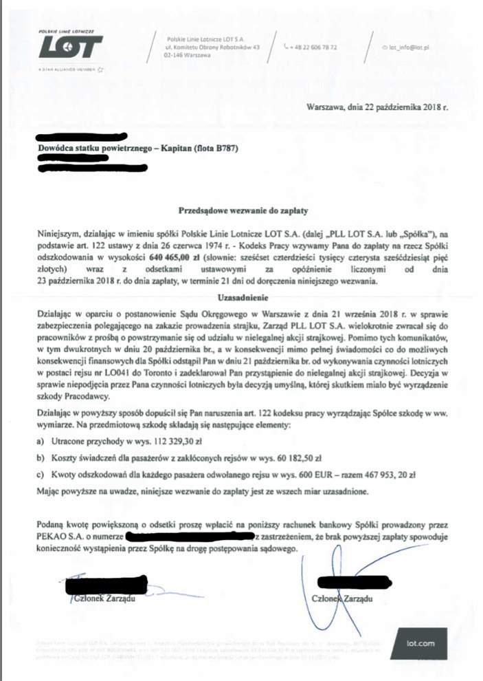 Wezwanie do zapłaty /Michał Dobrołowcz /RMF FM