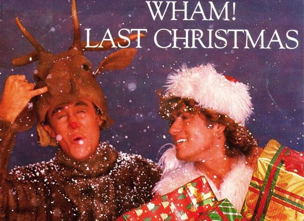 Wham! na okładce singla "Last Christmas" /