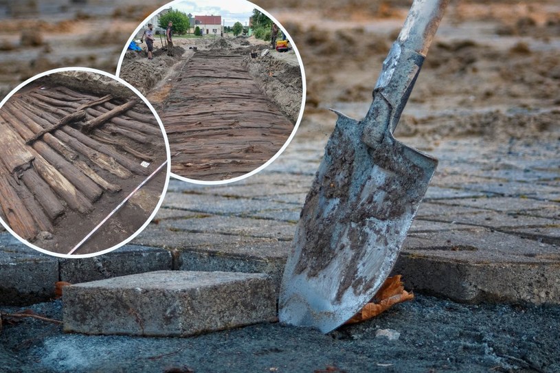 „Wiadomość archeologiczna roku”. W miejscowości Łekno odkryto wiekową, drewnianą drogę (fot. screenshot/Facebook/Muzeum Regionalne w Wągrowcu) /123RF/PICSEL