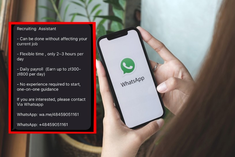 Wiadomość z propozycją pracy? Oszuści nabierają właścicieli iPhone'ów /123RF/PICSEL