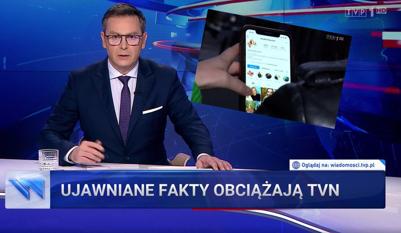 "Wiadomości" kolejny dzień atakują TVN /materiał zewnętrzny