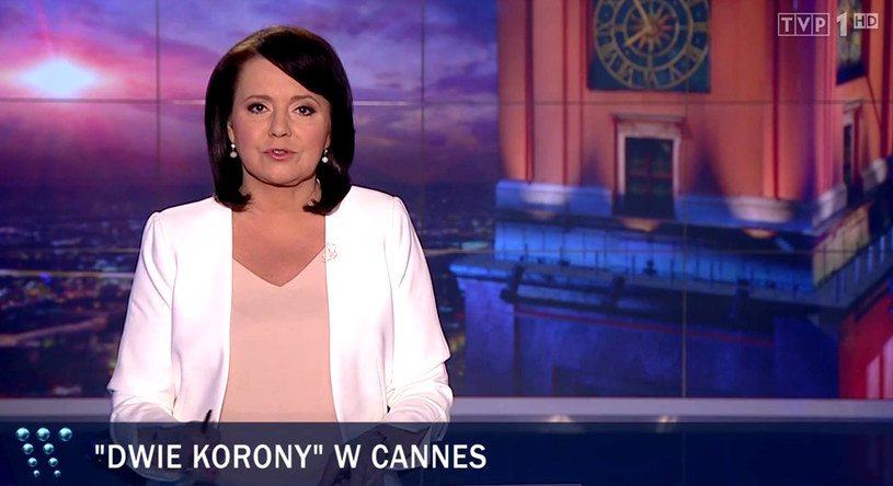 "Wiadomości" o pokazie filmu "Dwie Korony" w Cannes /TVP