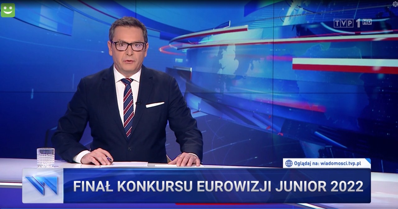 "Wiadomości" TVP opisały występ Laury Bączkiewicz w rekordowym czasie /Screen TVP /materiał zewnętrzny