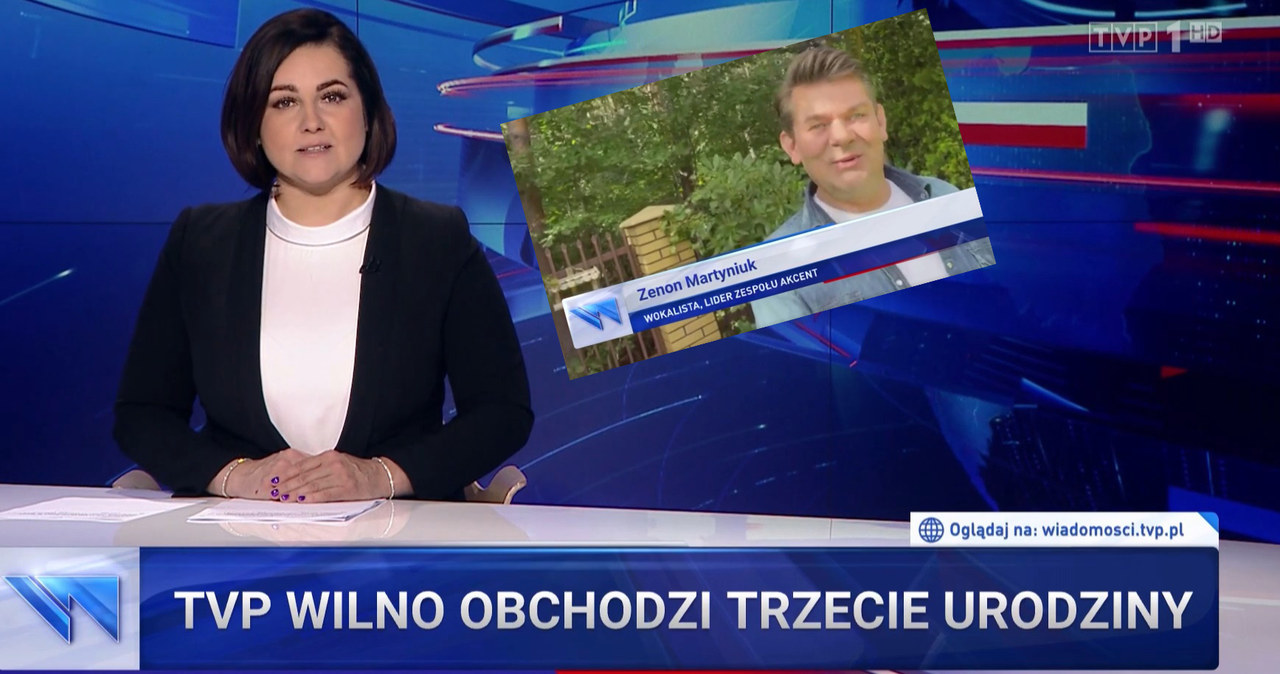 "Wiadomości" TVP przemyciły Zenka Martyniuka na antenę /materiał zewnętrzny