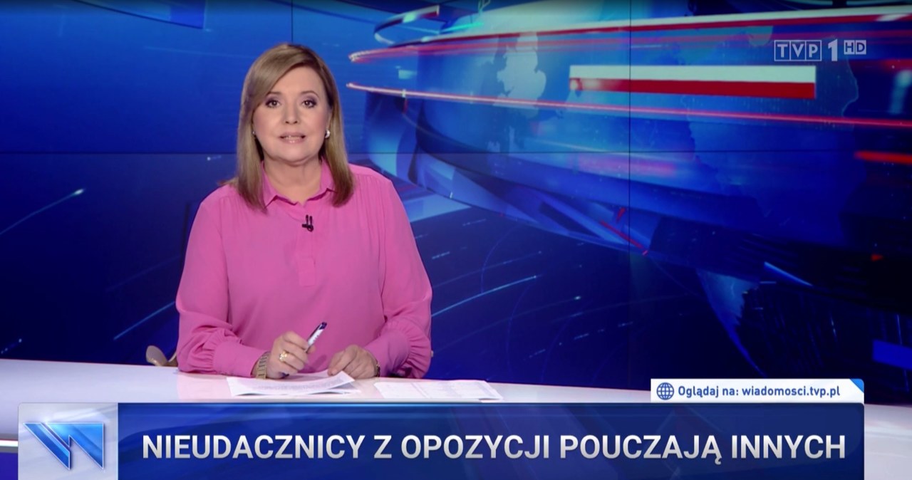 "Wiadomości" TVP z 17.08.2022 /VOD.TVP.PL /materiał zewnętrzny