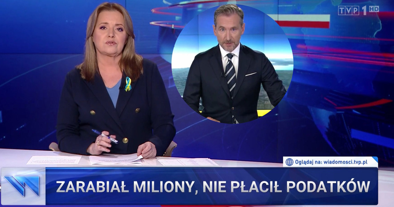 "Wiadomości" zaatakowały Piotra Kraśko /https://wiadomosci.tvp.pl/ /materiał zewnętrzny