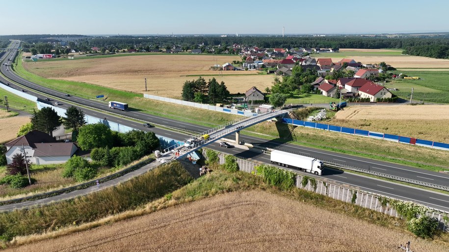 Wiadukt nad 248 km autostrady /GDDKiA Opole /GDDKiA