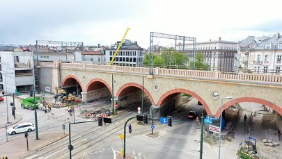 Wiadukt nad ul. Grzegórzecką gotowy w połowie czerwca