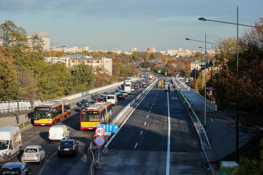 Wiadukt Trasy Łazienkowskiej /Urząd Miasta Warszawa, autor: Szymon Pulcyn /