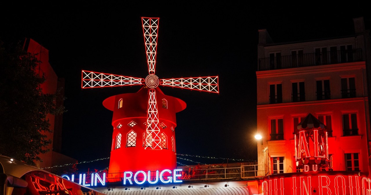 The Moulin Rouge windmill. /DIMITAR DILKOFF /AFP