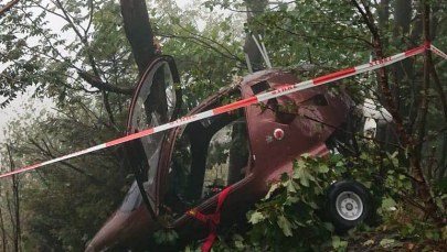 Wiatrakowiec rozbił się w Śląskiem. Są ranni