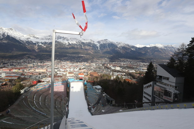 Wiatromierz na skoczni Bergisel przed konkursem Turnieju Czterech Skoczni w Innsbrucku / 	Grzegorz Momot    /PAP