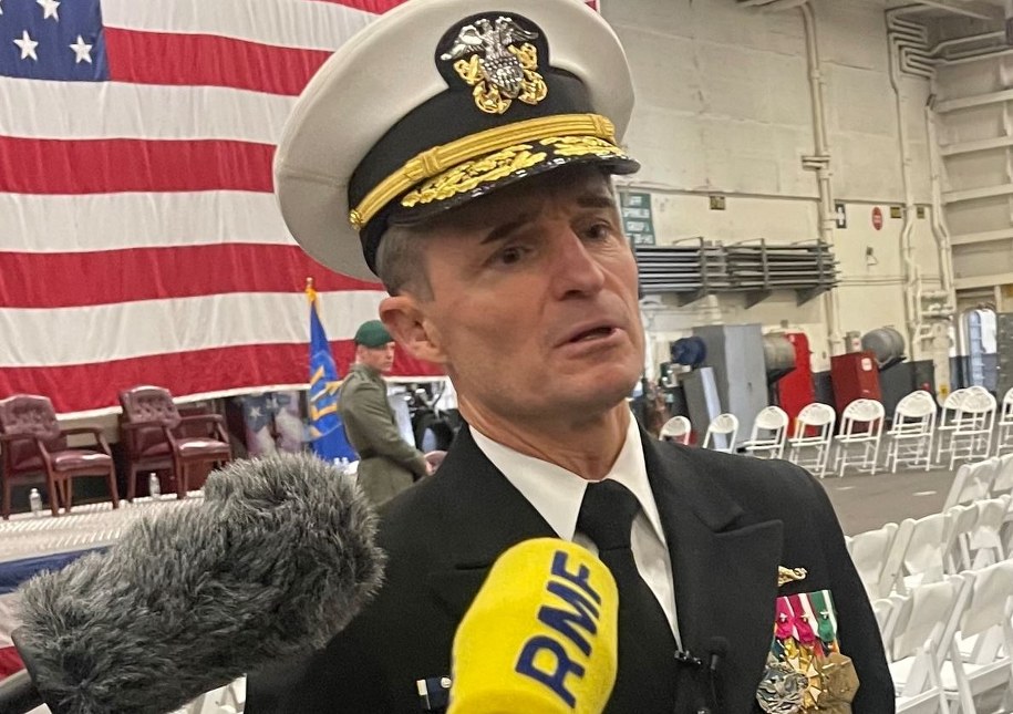 Wiceadmirał Douglas Perry /Paweł Żuchowski /RMF FM