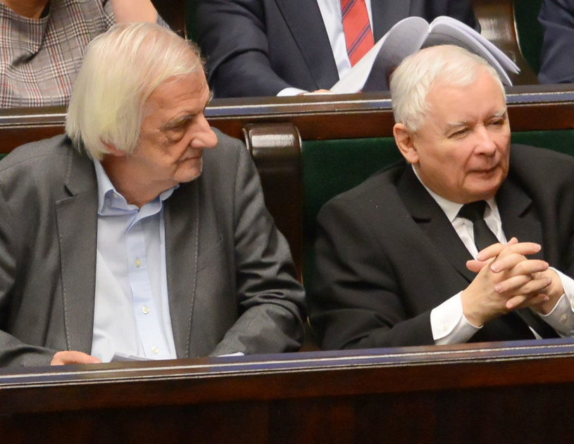 Wicemarszałek Sejmu Ryszard Terlecki i prezes PiS Jarosław Kaczyński / 	Jakub Kamiński    /PAP