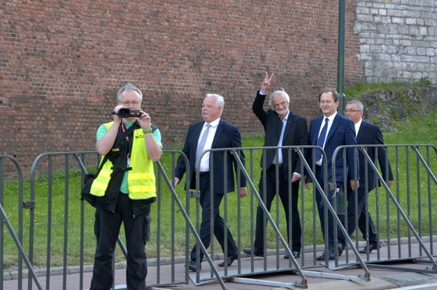 Wicemarszałek Sejmu Ryszard Terlecki w drodze na Wzgórze Wawelskie, 18 czerwca /Paweł Zechenter /PAP