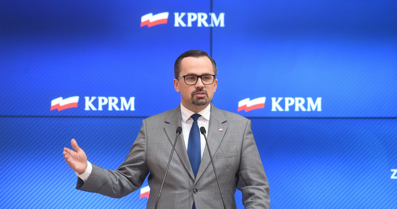 Wiceminister infrastruktury Marcin Horała /Zbyszek Kaczmarek /Reporter