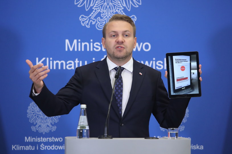 Wiceminister klimatu i środowiska Jacek Ozdoba /Wojciech Okluśnik /PAP