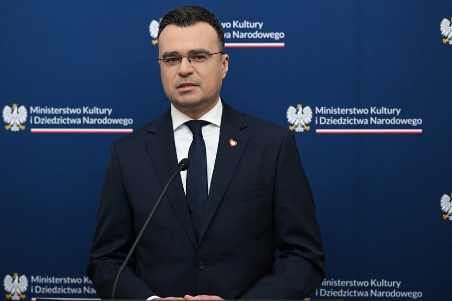 Wiceminister kultury i dziedzictwa narodowego Maciej Wróbel. / 	Radek Pietruszka   /PAP