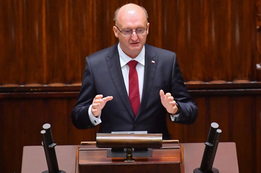 Wiceminister spraw zagranicznych Piotr Wawrzyk na sali obrad w Sejmie w Warszawie /Piotr Nowak /PAP