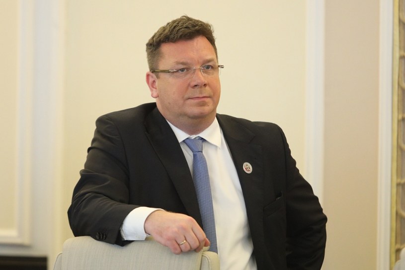 Wiceminister sprawiedliwości Michał Wójcik /Tomasz Jastrzębowski /Reporter