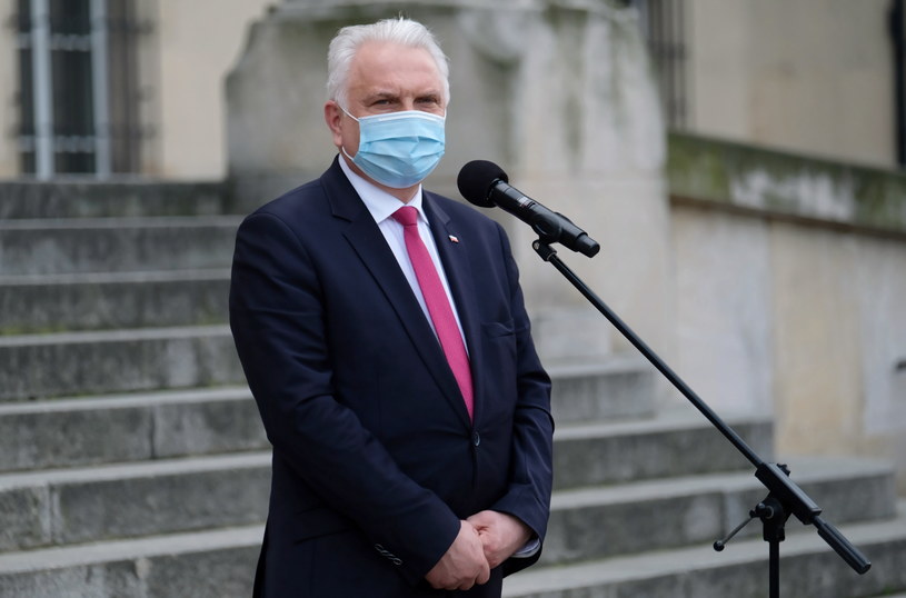 Wiceminister zdrowia Waldemar Kraska w Katowicach / 	Andrzej Grygiel    /PAP