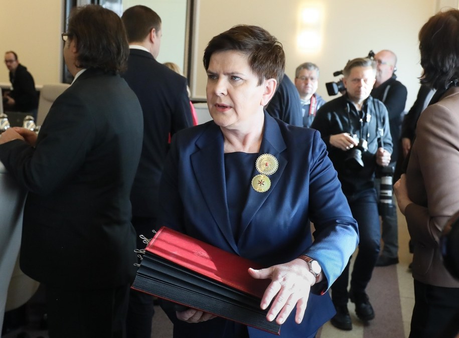 Wicepremier Beata Szydło przed posiedzeniem rządu, 4 stycznia 2018 /Paweł Supernak /PAP