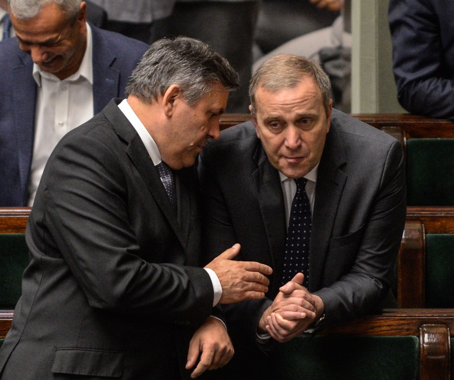 Wicepremier, minister gospodarki Janusz Piechociński i minister spraw zagranicznych Grzegorz Schetyna /Jakub Kaminski /PAP