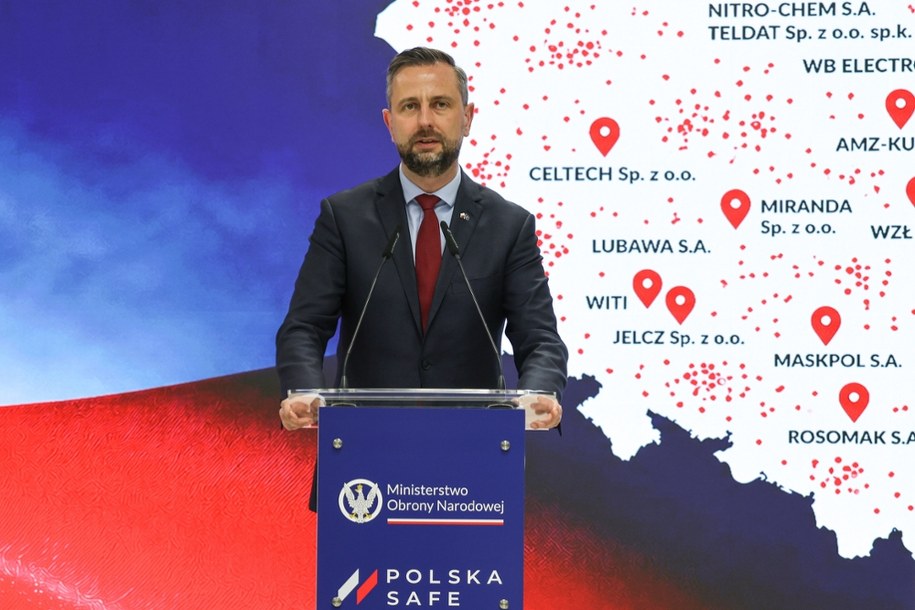 Wicepremier, minister obrony narodowej Władysław Kosiniak-Kamysz podczas konferencji prasowej dot. podsumowania programu SAFE /Albert Zawada /PAP