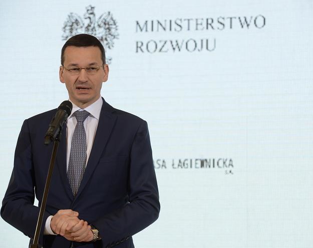 Wicepremier oraz minister rozwoju i finansów Mateusz Morawiecki /PAP