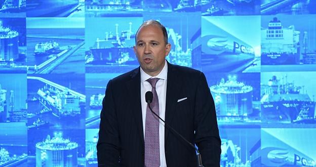 Wiceprezes Cheniere Energy Inc. Anatol Feygin w siedzibie PGNiG /PAP
