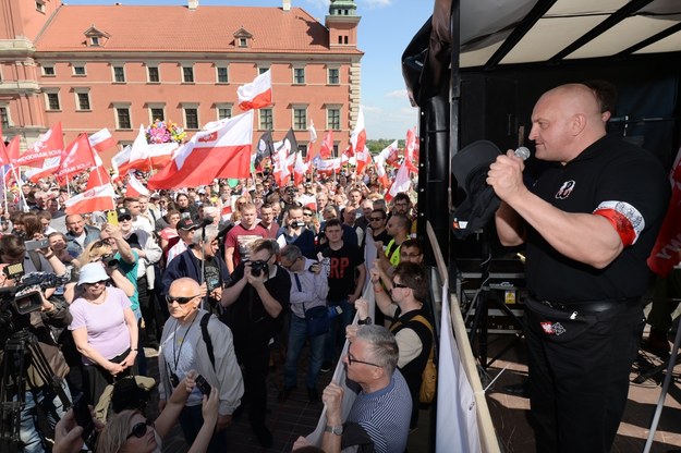 Wiceprezes partii Ruch Narodowy Marian Kowalski /Bartłomiej Zborowski /PAP