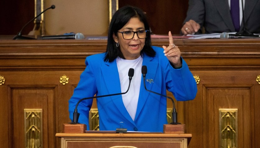 Wiceprezydent Wenezueli zabrała głos. Zaprzeczyła słowom Trumpa