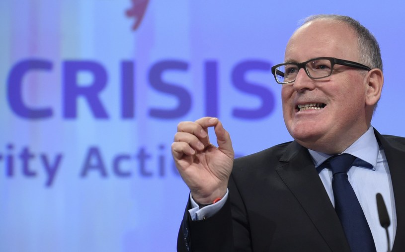 Wiceprzewodniczący Komisji Europejskiej Frans Timmermans /AFP