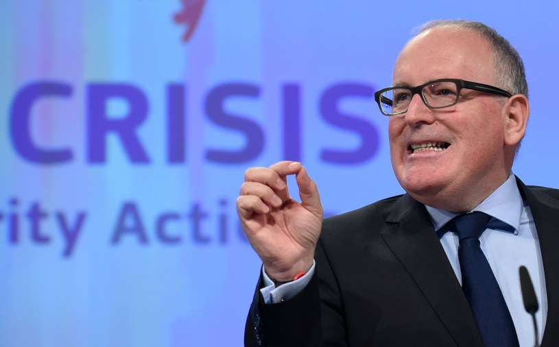 Wiceprzewodniczący Komisji Europejskiej Frans Timmermans /AFP