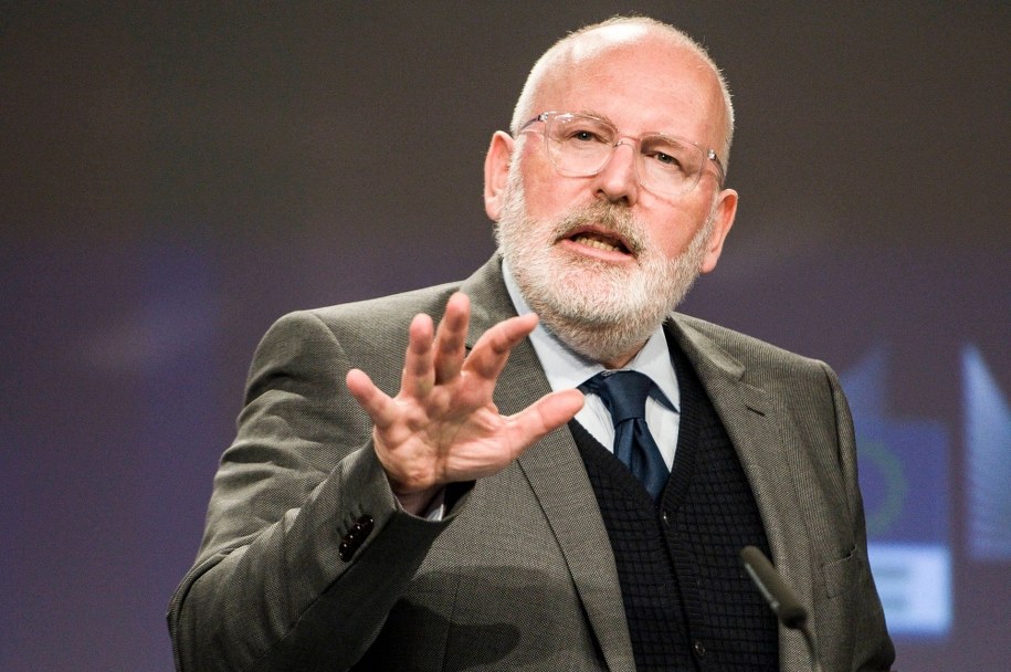 Wiceprzewodniczący Komisji Europejskiej Frans Timmermans /	Wiktor Dąbkowski   /PAP