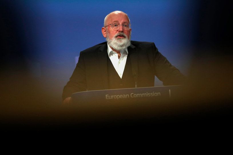 Wiceprzewodniczący Komisji Europejskiej Frans Timmermans /Francisco Seco /AFP