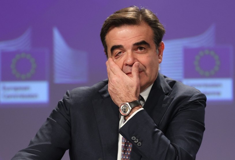 Wiceprzewodniczący Komisji Europejskiej Margaritis Schinas /Dursun Aydemir/Anadolu Agency /AFP