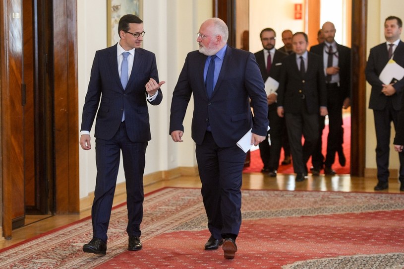Wiceszef KE Frans Timmermans gościł w poniedziałek w Warszawie / Jacek Domiński /Reporter