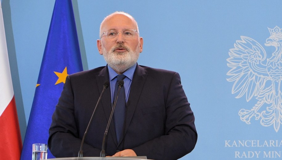 Wiceszef KE Frans Timmermans /Radek Pietruszka /PAP