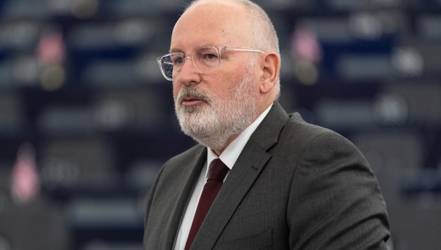 Wiceszef KE Frans Timmermans /Patrick Seeger  /PAP/EPA