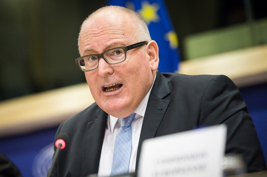 Wiceszef Komisji Europejskiej Frans Timmermans /Wiktor Dabkowski    /PAP/EPA